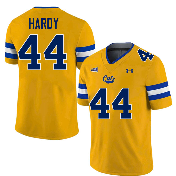 Montana State Bobcats #44 Daniel Hardy College Football Jerseys,Uniforms Stitched-Gold
